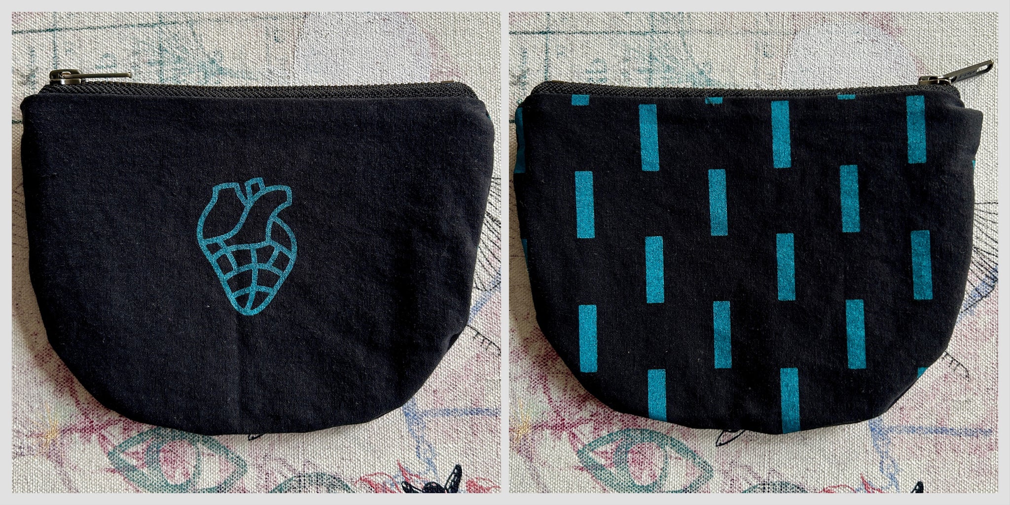 Half Moon Zipper Pouch