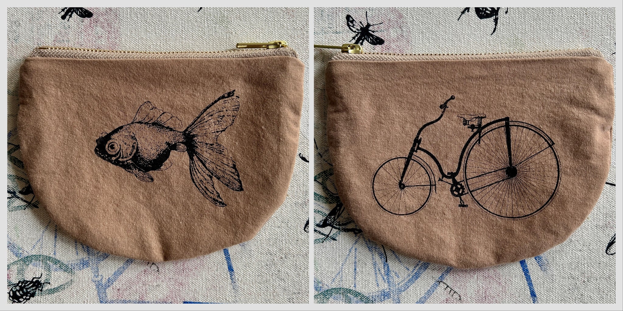 Half Moon Zipper Pouch