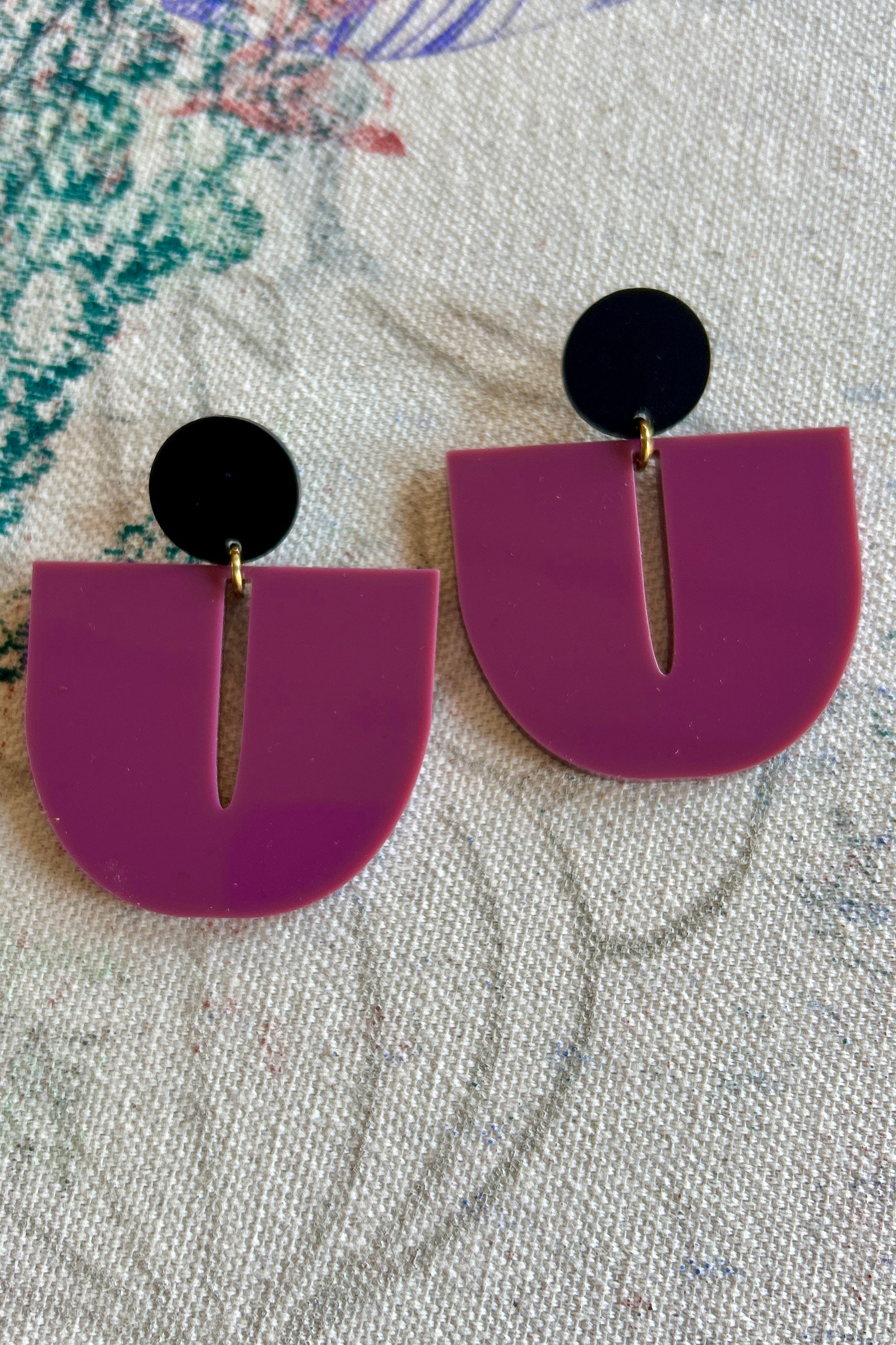 Darlings of Denmark Earring Billie  -Mauve