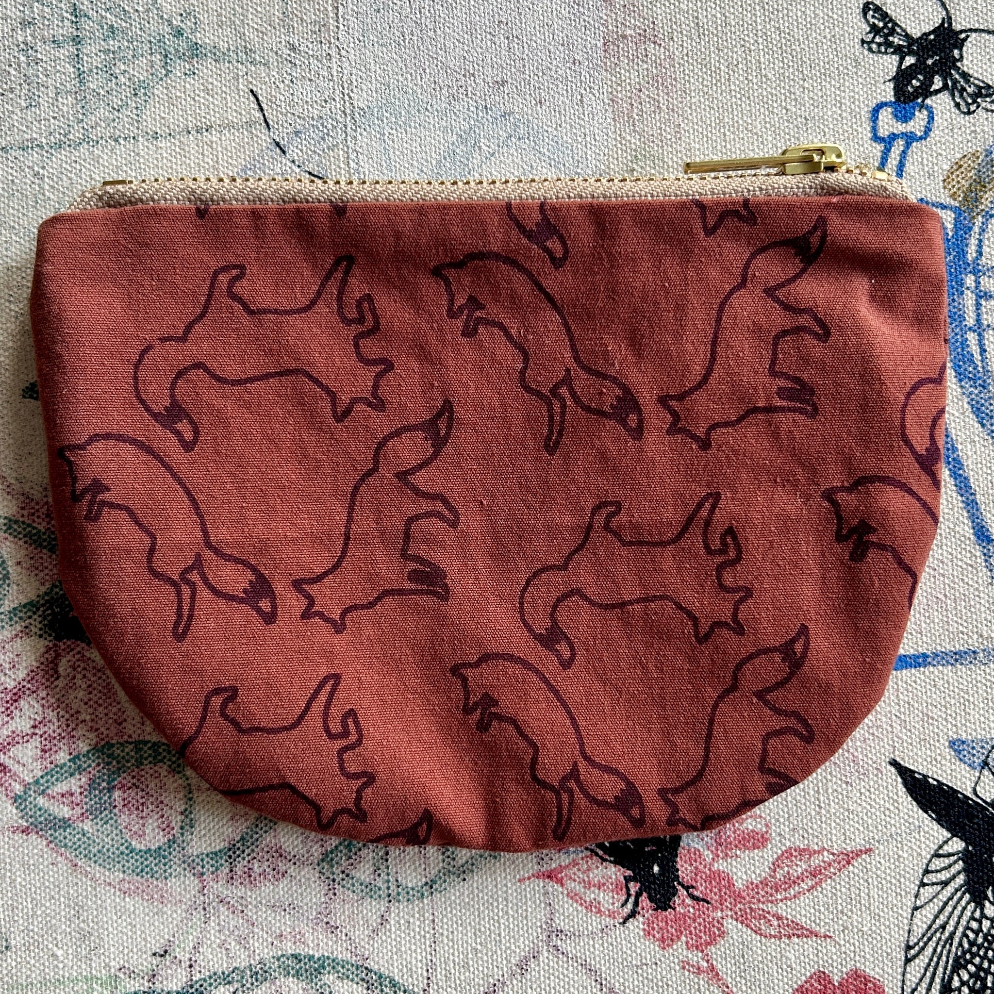 Half Moon Zipper Pouch