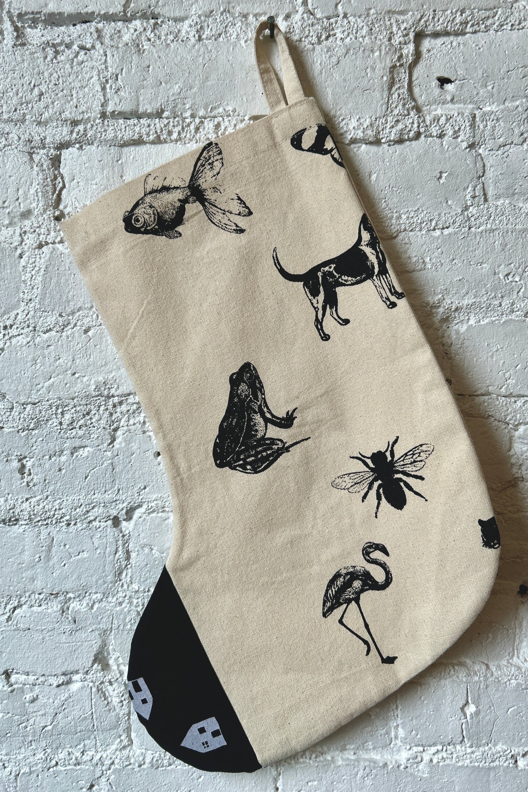 Canvas Stocking - Animals