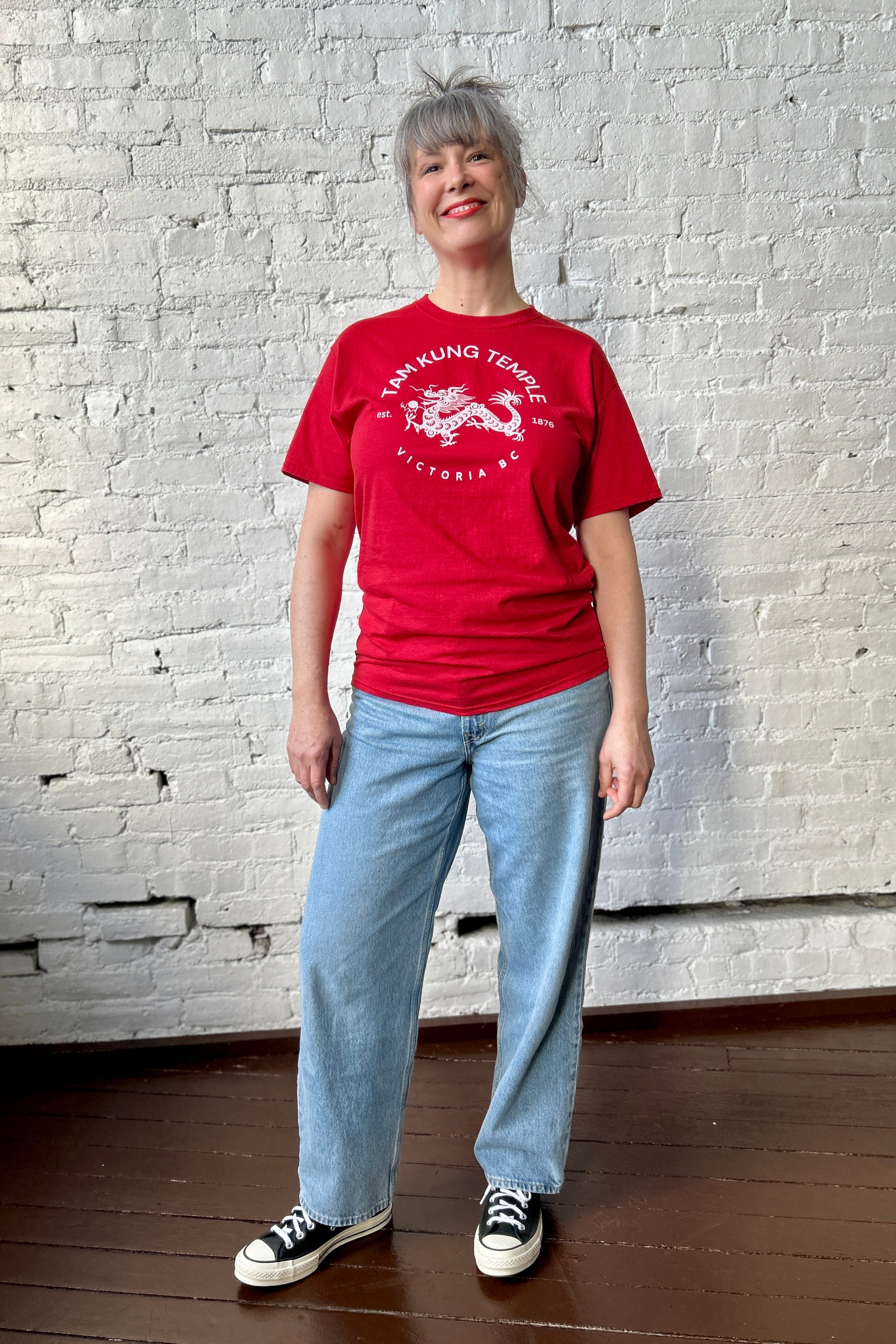 Tam Kung Temple Tee - Red