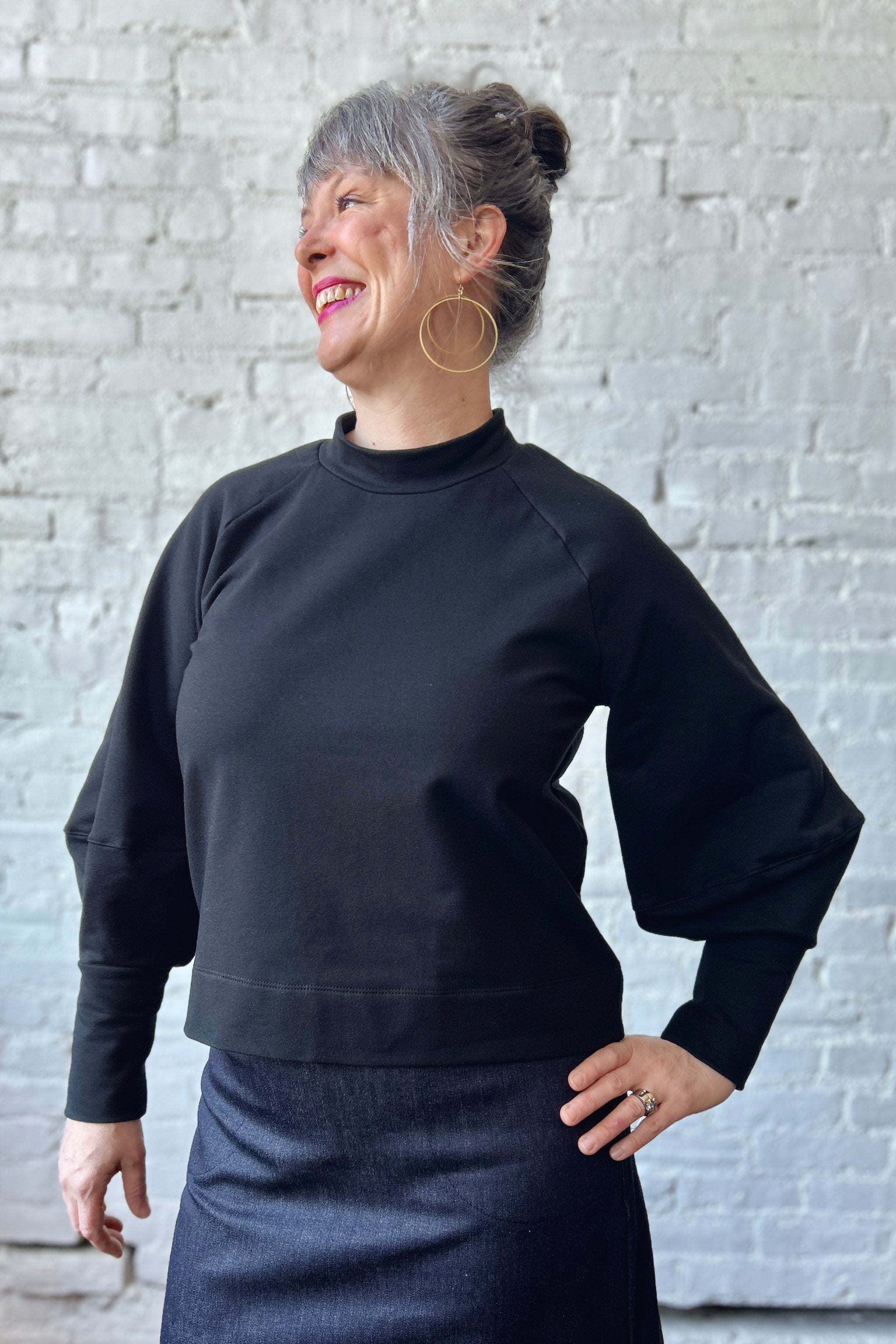 Fundra Sweatshirt - Black Unprinted