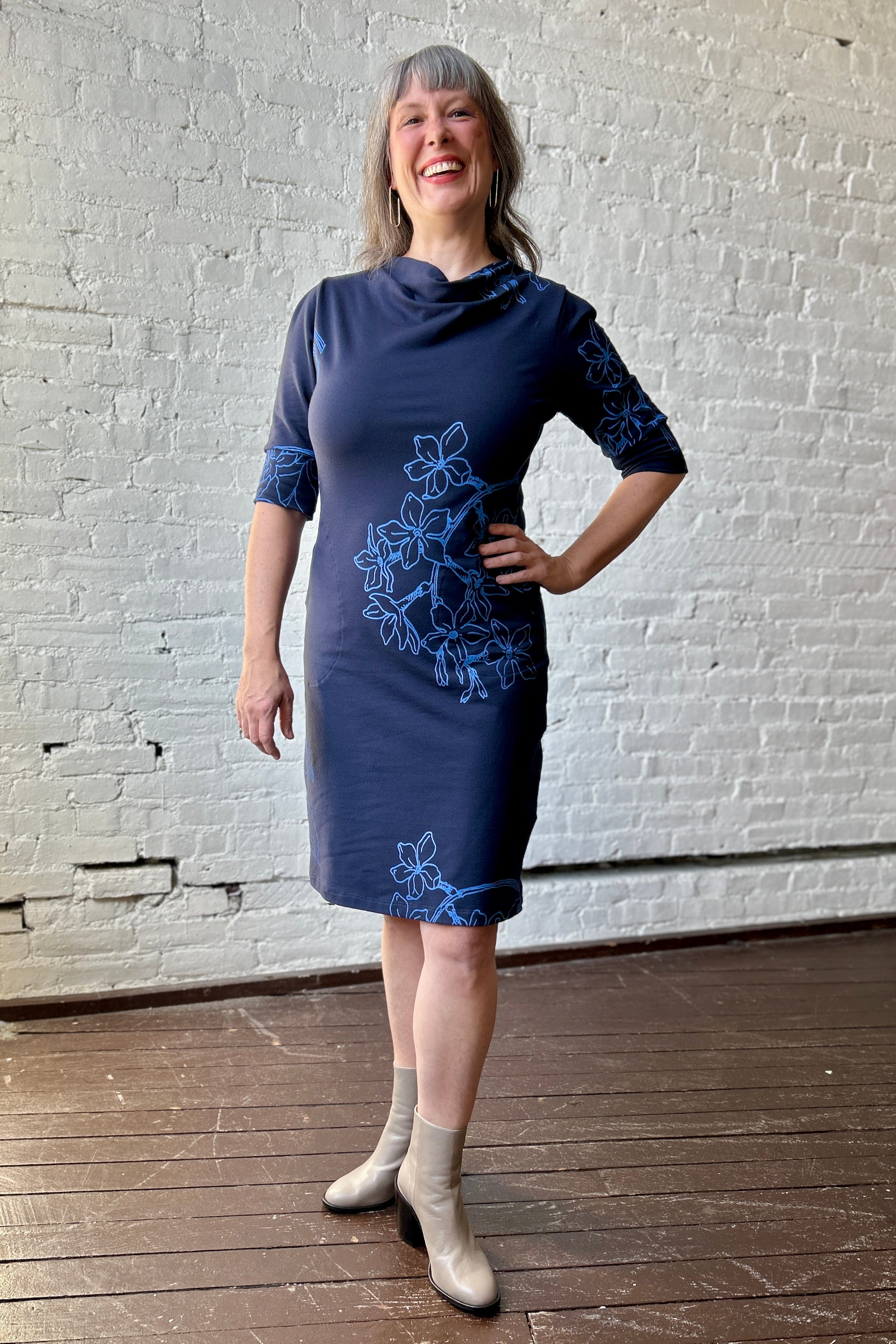 Point Grey Dress - Navy