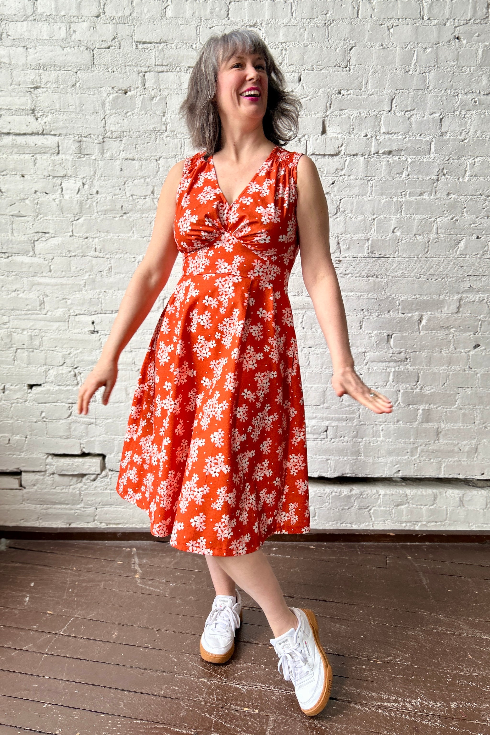 Kapow Dress - Flower Garden – Smoking Lily Handcrafted Goods