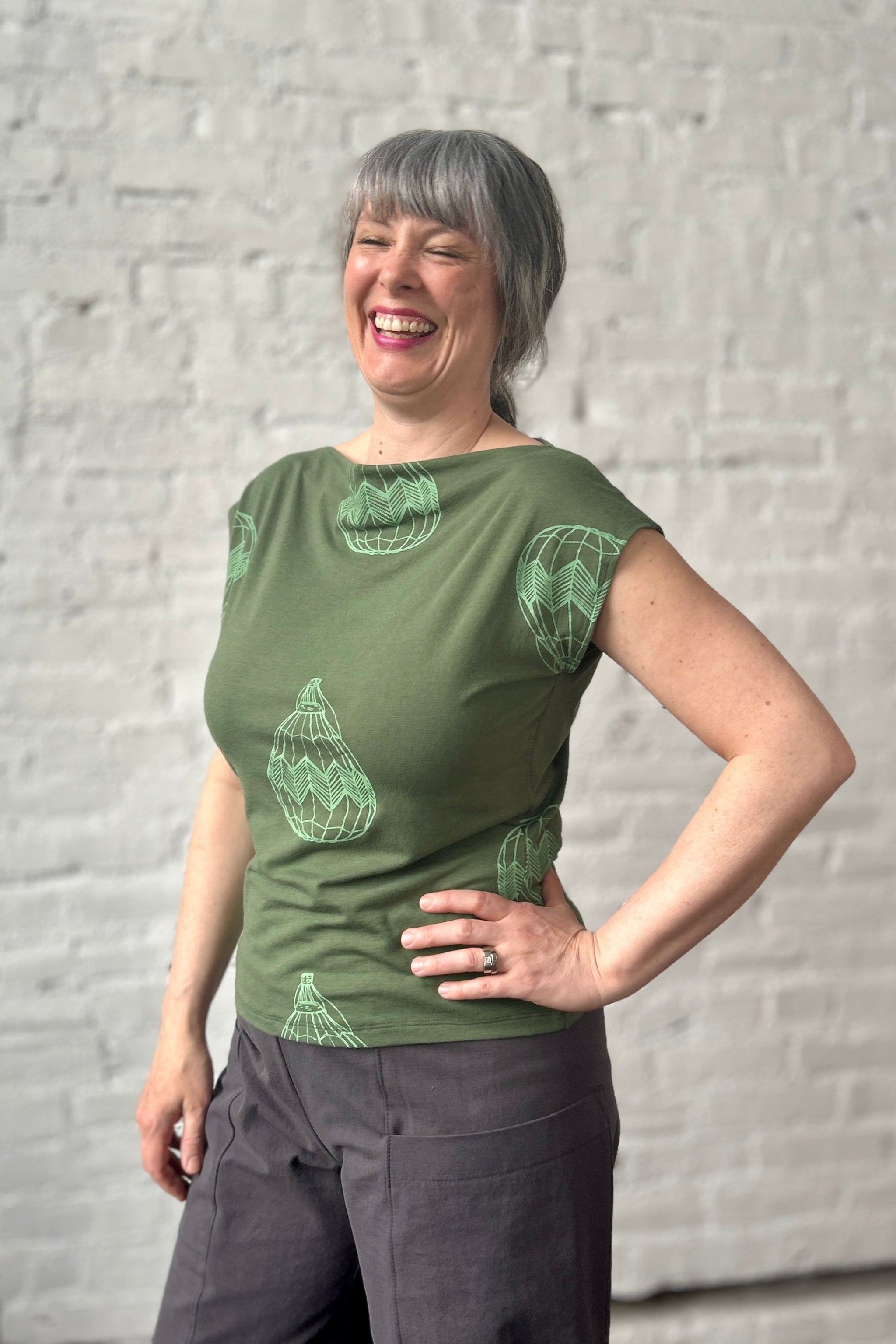 Olympia Top - Moss
