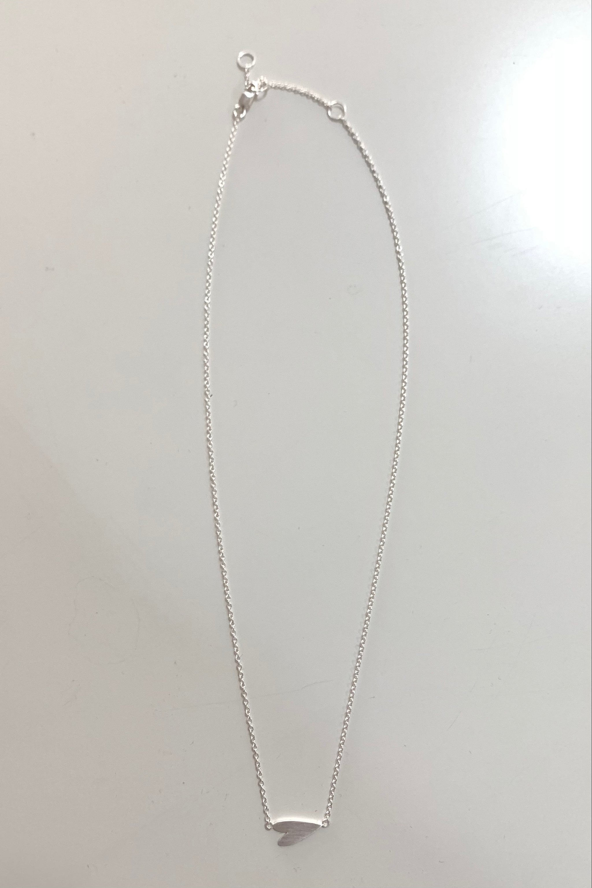 Tashi SS Sideways Heart Necklace