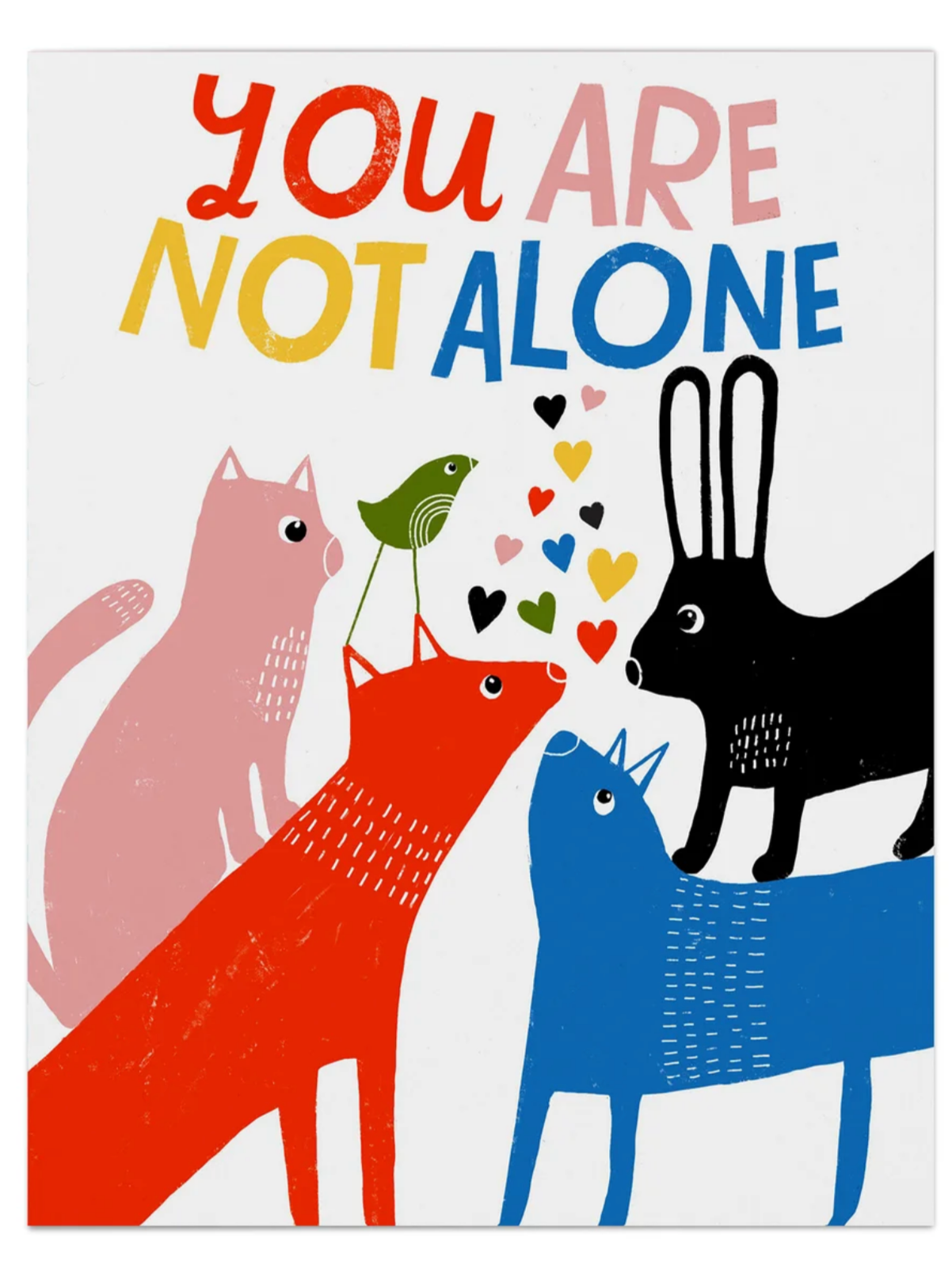 Lisa Congdon Cards - You Are Not Alone