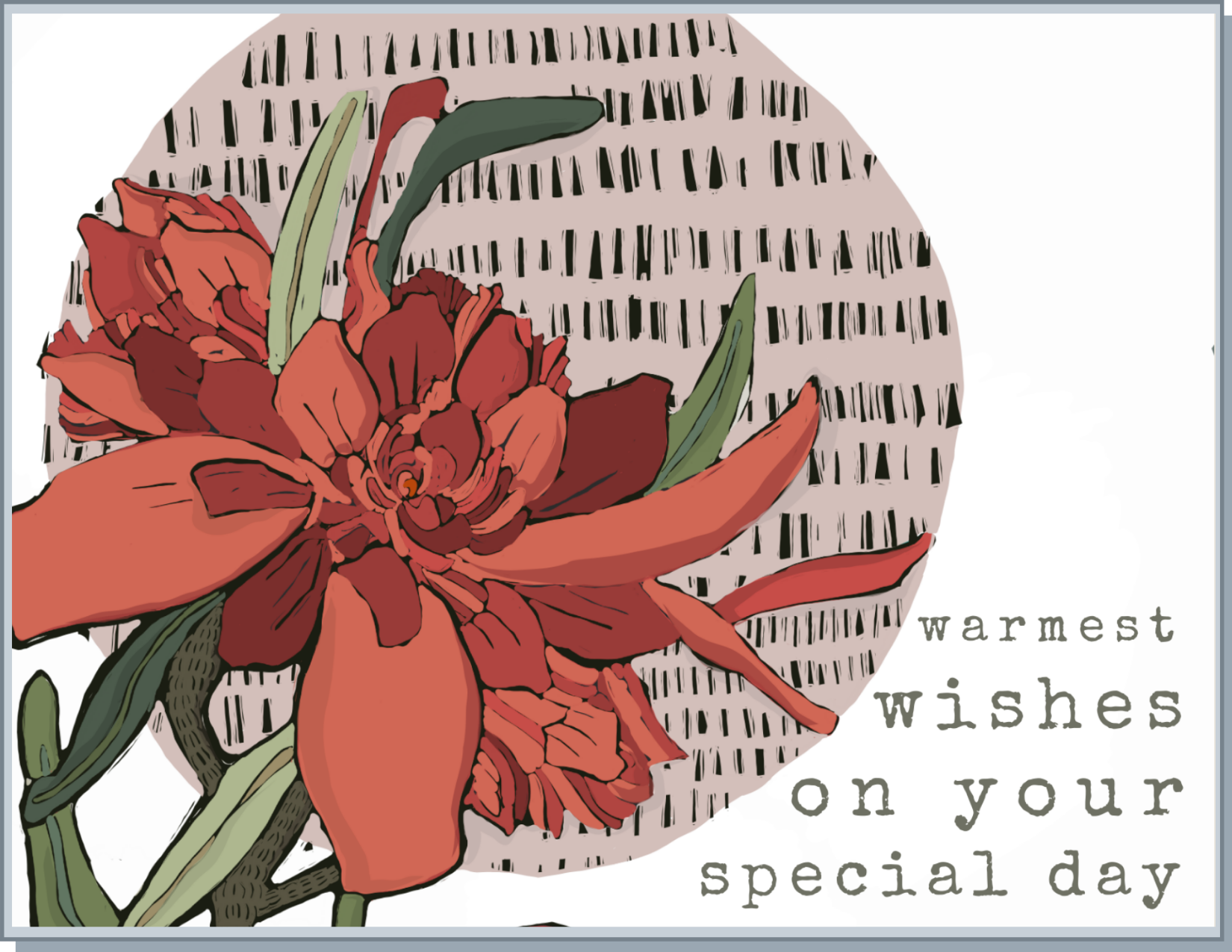 Newfolk&Cabin Warmest Wishes - Greeting Card